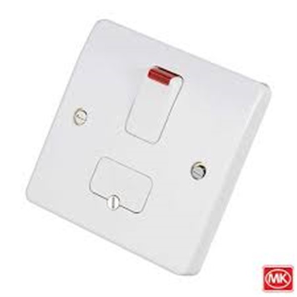 13A DP Switched Fused Spur Neon Flex Outlet K370WHI