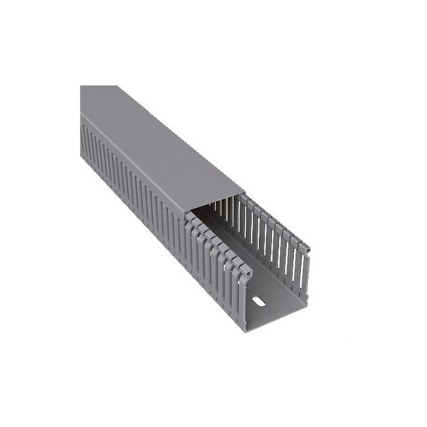 25mm x 25mm Pvc Slotted Panel Trunking<