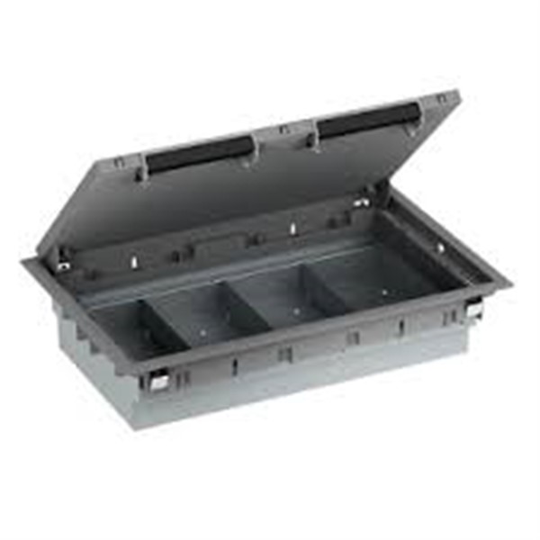 4 Compartments Floor Outlet box 70mm Deep Schneider Mita<