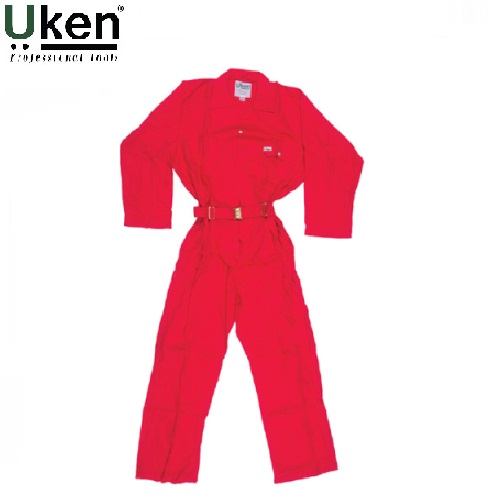 Coverall Polyester 65% / Cotton 35% - Red Color