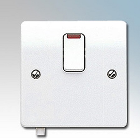 20A DP White Switch with Neon