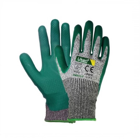 Gloves Rub Cot - Cut - 5<