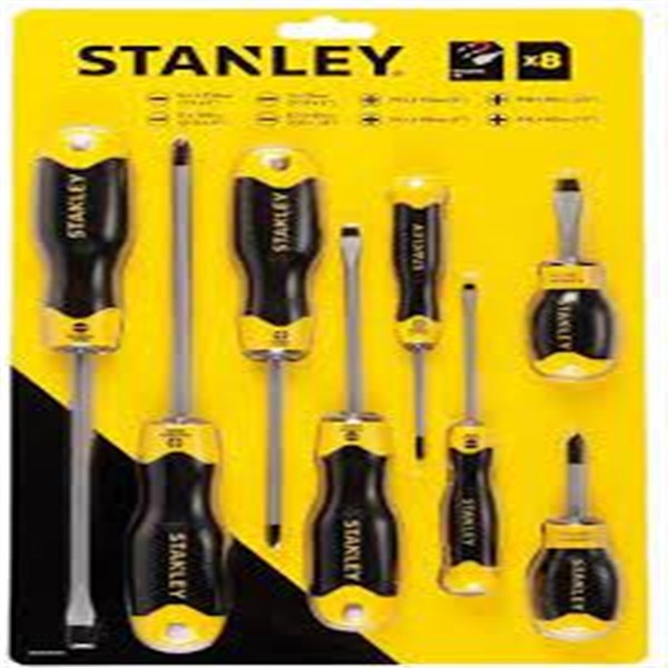 STHT92004-8 8 Pieces Phillips and Slotted Screwdriver Set<