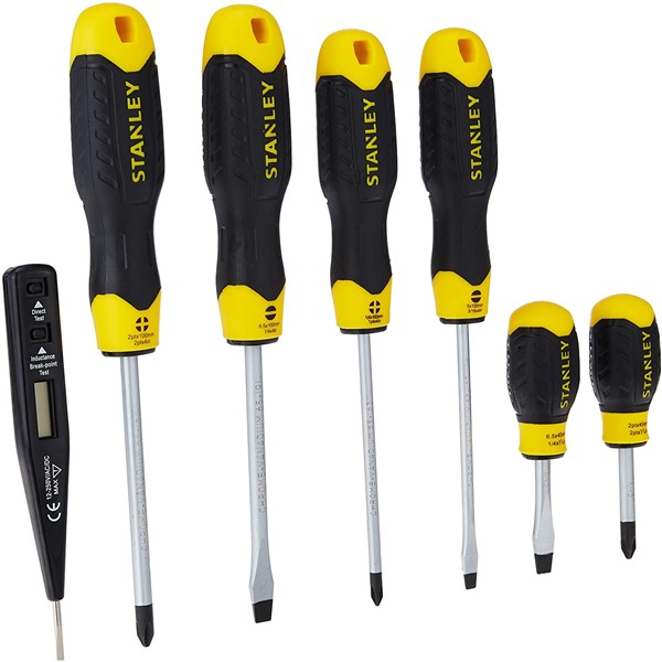 6 Pieces Phillips and Slotted Screwdriver Set