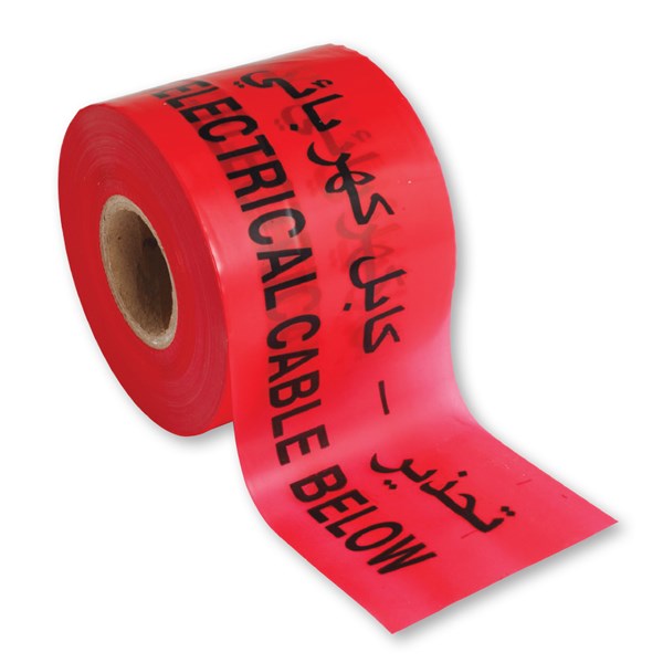 Caution Electrical Line Tape Red Color<