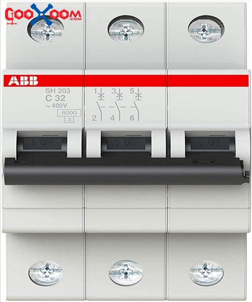 40A 3 Pole ABB MCB, Miniature Circuit Breaker
