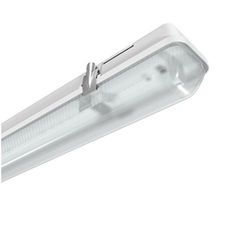 1x36W IP65 Weatherproof Fitting ABS/PC, S/S Clips<