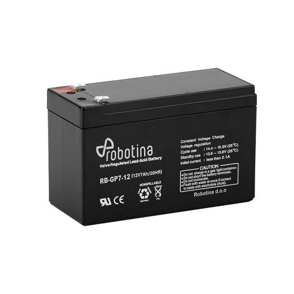 Robotina RB-GP7-12 Lead Acid Battery (AGM) 7Ah 12V<