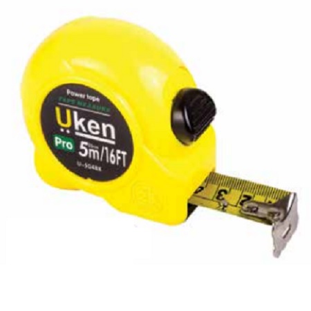 5 Meter Measuring Tape - Yellow Professional<