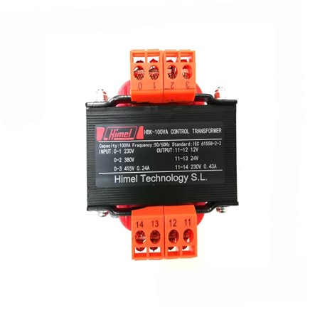 24V AC 100VA MULTI VOLTAGE TRANSFORMER HIMEL -- HBK00100F2MC<