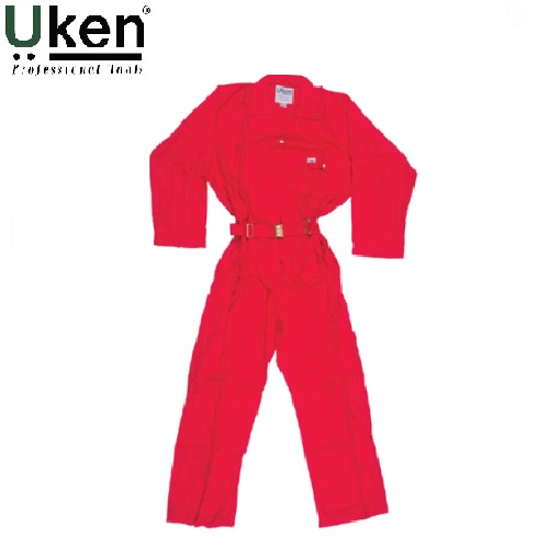 Coverall 100% Cotton - Red Color<