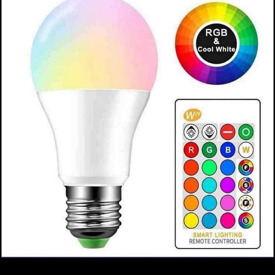 RGB Color Changing Light Bulbs with Remote<