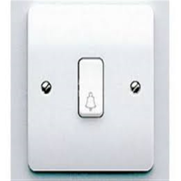 K4878BWHI 10 Amp 1 Gang Bell Push Switch<