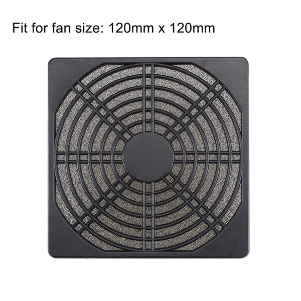120mm x 120mm Cooling Fan Dustproof Filter PVC<