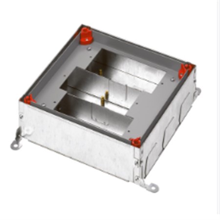 MK Floor Box SCREED BASE 265X265MM 3 COM 53-80MM-CUB265-3<